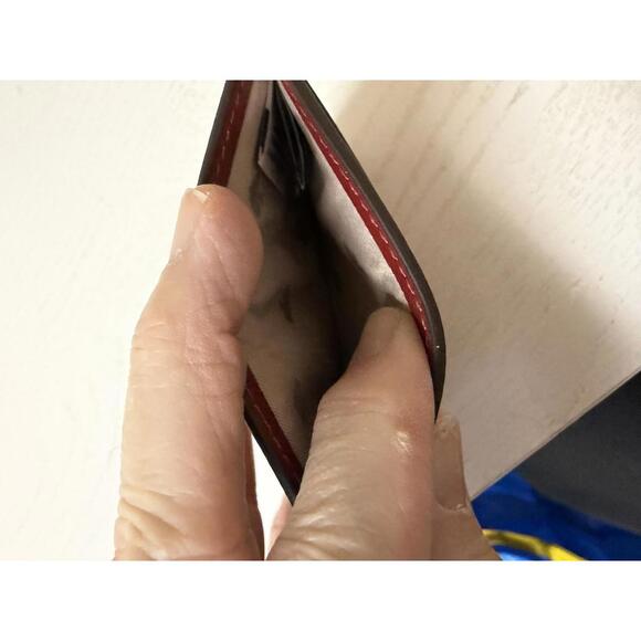 Kate Spade New York NWT Burgundy Leather Card Holder Wallet - Picture 5 of 5